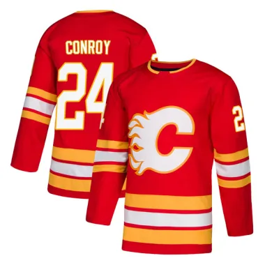 Authentic Craig Conroy Red Calgary Flames Alternate Jersey - Men's