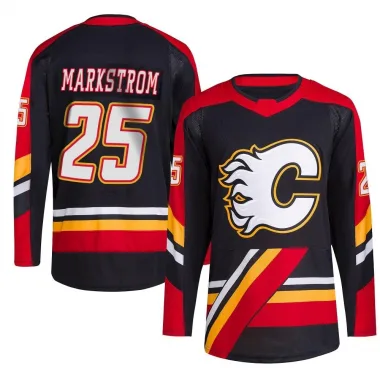 Men's Calgary Flames Jacob Markstrom Fanatics Branded Black 2022/23  Alternate Premier Breakaway Player - Jersey