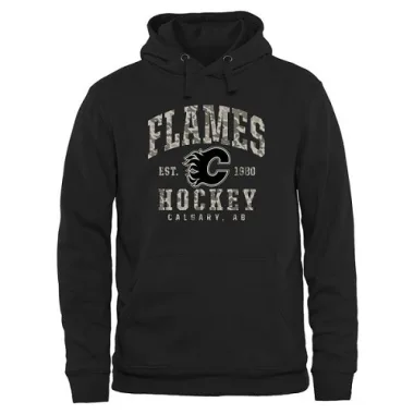 Grand Sweat Calgary Flames NHL Noir Homme Taille L - Neuf Fanatics